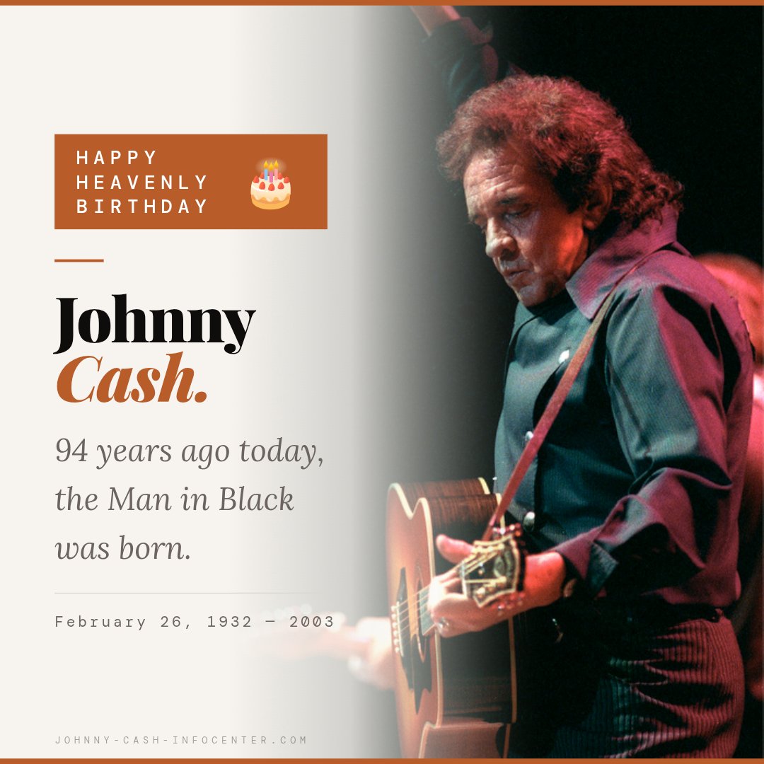JCinfocenter's tweet photo. #johnnycash #birthday #maninblack https://t.co/b8ehfIOk8b