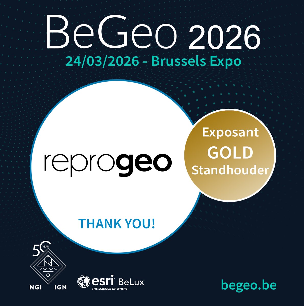 Nationaal Geo Instituut | Institut Géo National tweet media