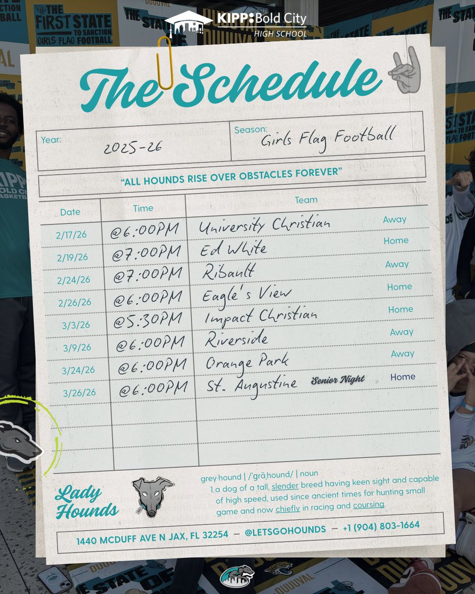 Bold City Greyhounds Athletics tweet media