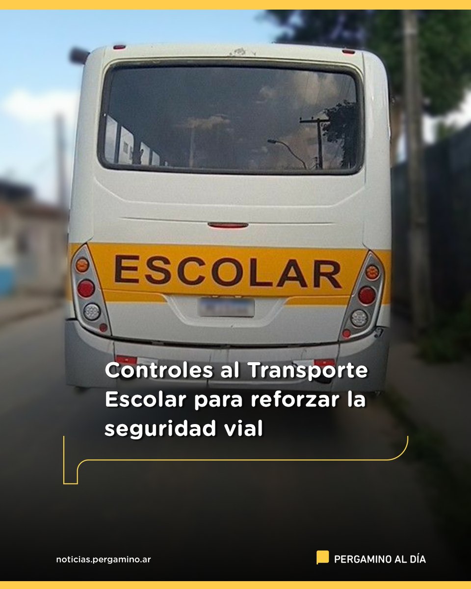 Controles al Transporte Escolar para reforzar la seguridad vial
pergaminoaldia.ar/controles-al-t…