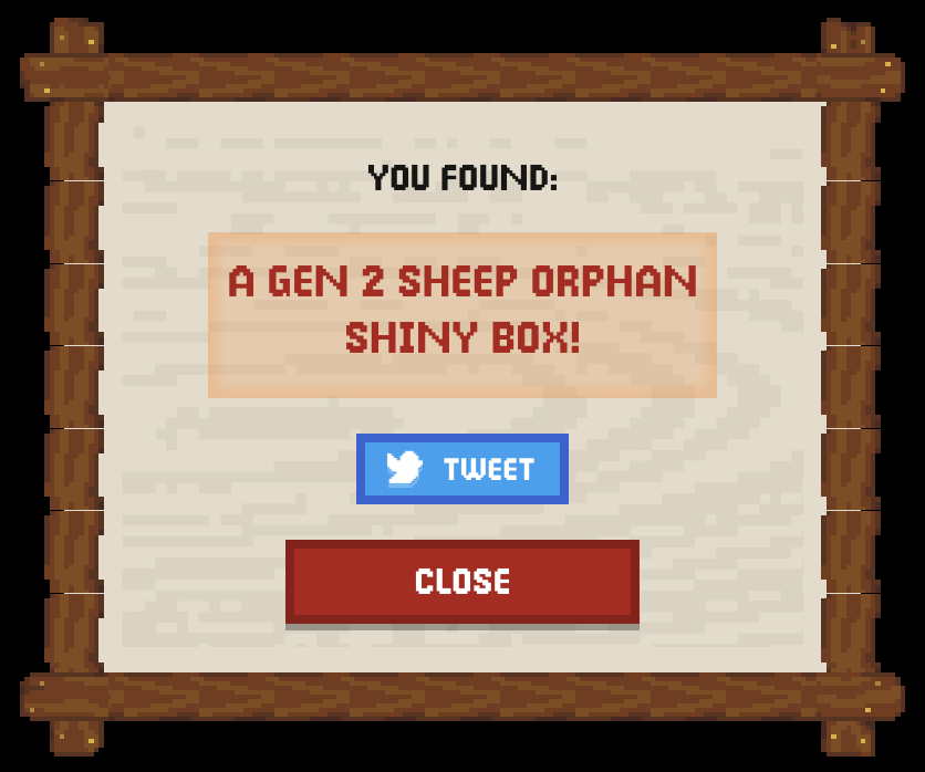 metamase_eth's tweet photo. Another one! Gen 2 Sheep Orphan Shiny Box Pull. @wolfdotgame https://t.co/sYcHpMUEt2