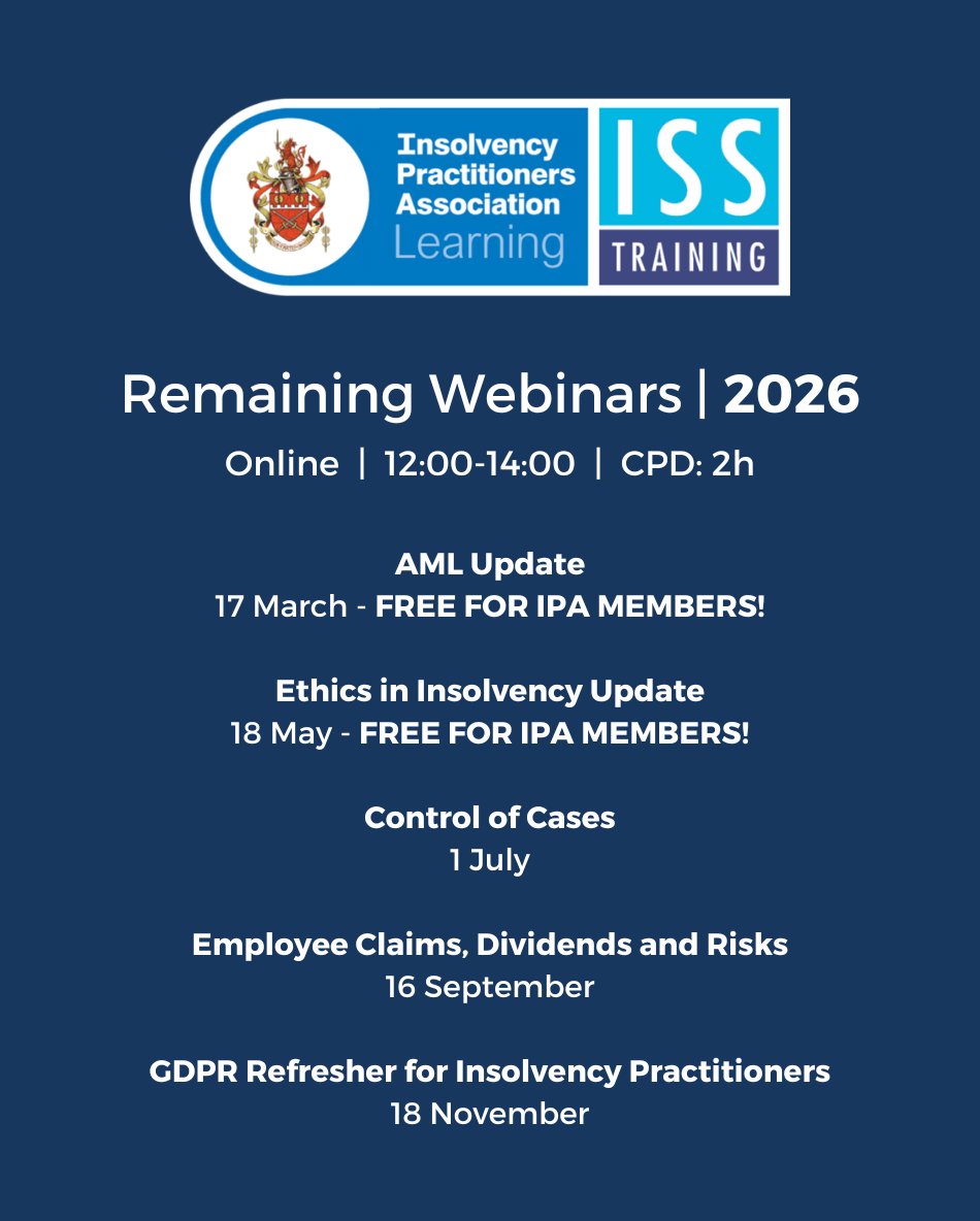 Insolvency Practitioners Association (IPA) tweet media