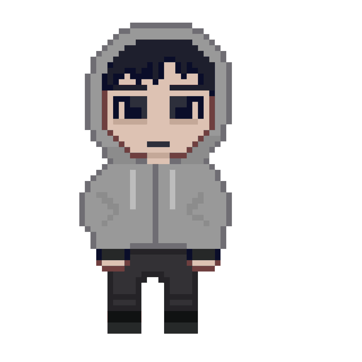 Trying to get back into pixel art... I wanna make an rpg maker parody of cry of fear. It'd be short and only the intro sequence but I think I can do it B)