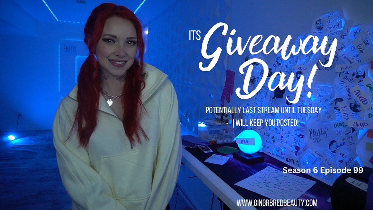 Its THURSDAY which means LAST stream of the week and actually last stream of February!?!?! Where did that month go?? Anyway, its giveaway day! Come hang with us, we are betting channel points on balls! #live on #twitch in 15 twitch.tv/gingrbredbeauty
#repost for todays #giveaway