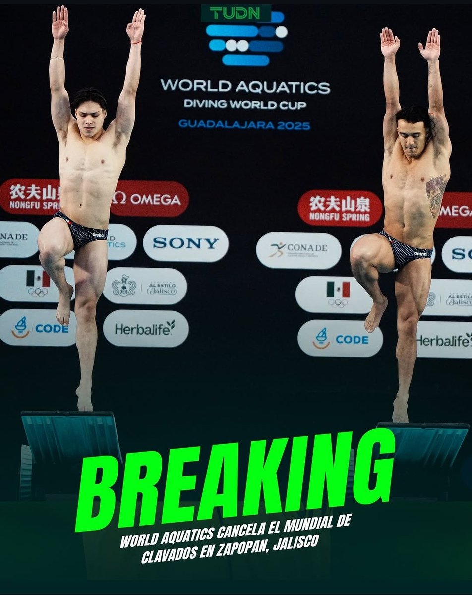 🚨La Federación de Natación a nivel internacional anunció la cancelación del torneo🚨