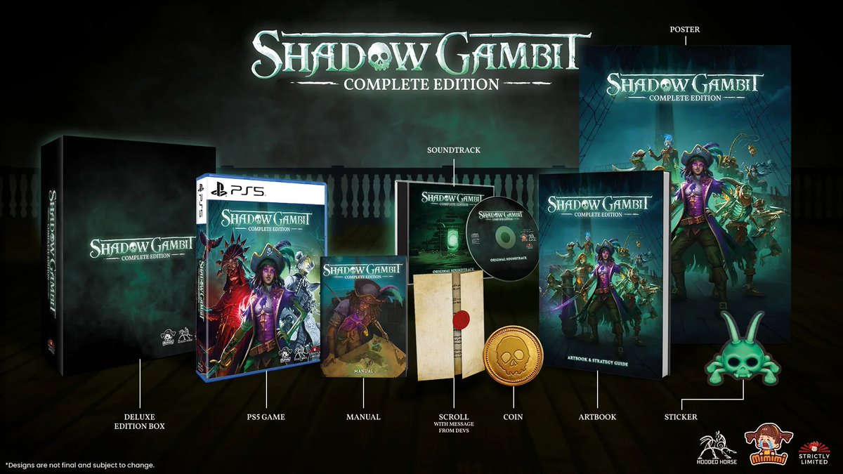 Wario64's tweet photo. Shadow Gambit: Complete Edition (PS5 EU import) LE/Deluxe up for preorder at VGP ($40/$80 US Dollars) https://t.co/B7ARIHsUIM #ad https://t.co/CmS7274Ogl