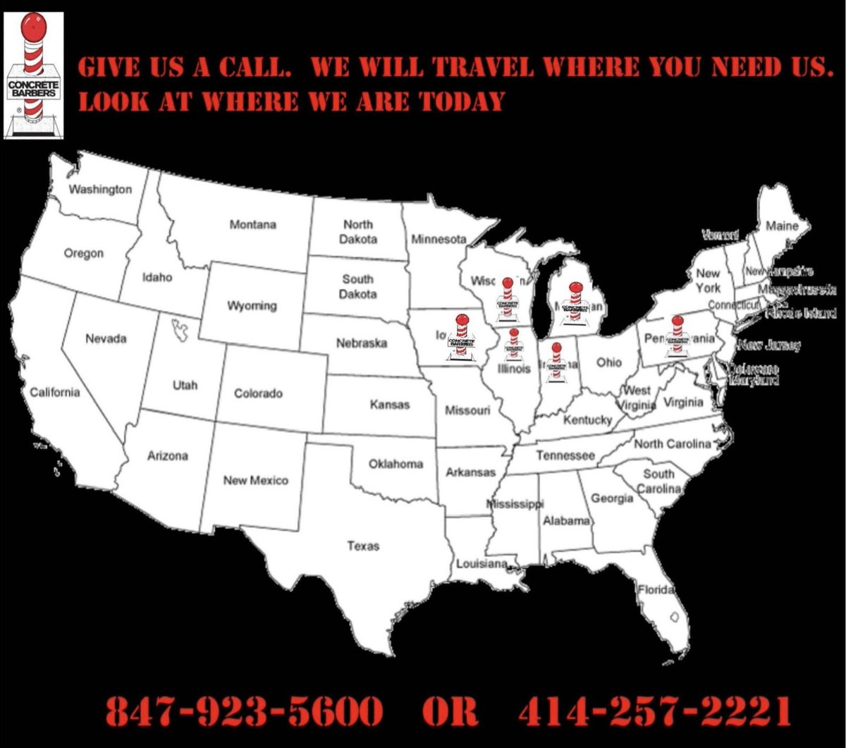 litgenconcrete's tweet photo. Instead of Where’s Waldo, we like to think of it as Where’s Litgen.  These are the places we will be on 3/2/26.  #theblacktrucksarehere https://t.co/qtRPqBWp40