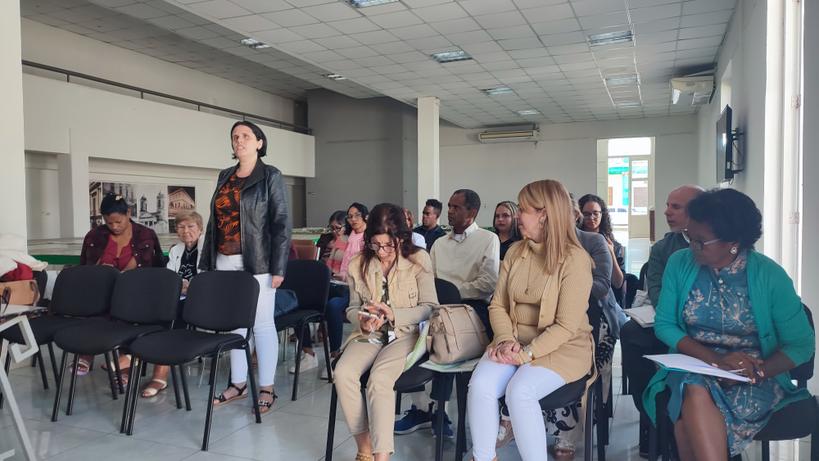 DamarisGallard9's tweet photo. Se desarrolla en #PinardelRío la reunión de trabajo para evaluar los resultados del Consejo Provincial de las Ciencias Sociales y los retos para el 2026 Presidido por el @PartidoPCC fructífero intercambio desde @CitmaPinar @ArmandoRguezB https://t.co/2mEWEnKhij