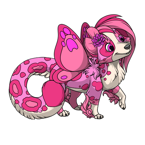 OviPetsOfficial's tweet photo. Congratulations to Vash, for winning the Sweetheart Vibes challenge with Love Heals. This rosy Vulpes is the definition of adorable, from her pink palette to her pawprint wings. She certainly is quite a sweetheart! https://t.co/RiwYZ0aiXi