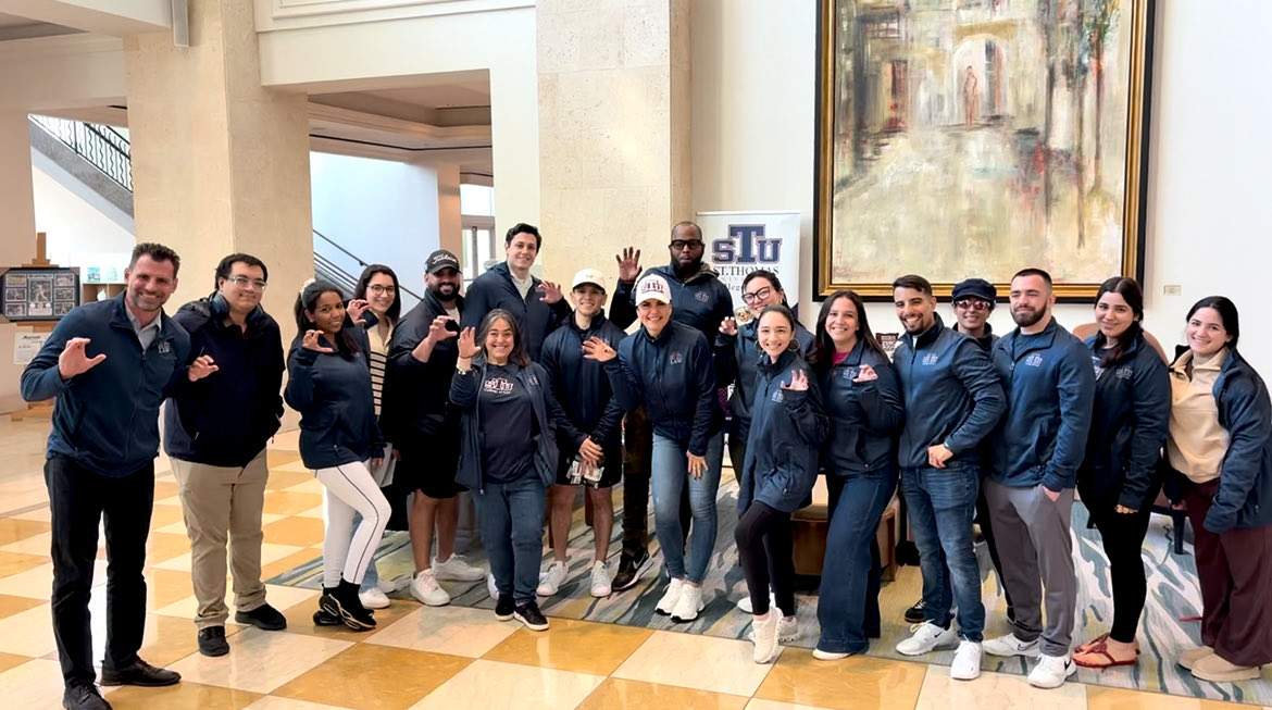 StThomasLaw's tweet photo. Dean Tarlika Nuñez-Navarro, along with Assistant Dean Florencia Cornu Laport, Adjunct Professor Ylegnareb Caridad, and Ryan Gurson, was in Tampa this week to support and encourage our bar takers during the February Bar Examination.

#STUMiami #STULaw https://t.co/uCJeEgZqy4