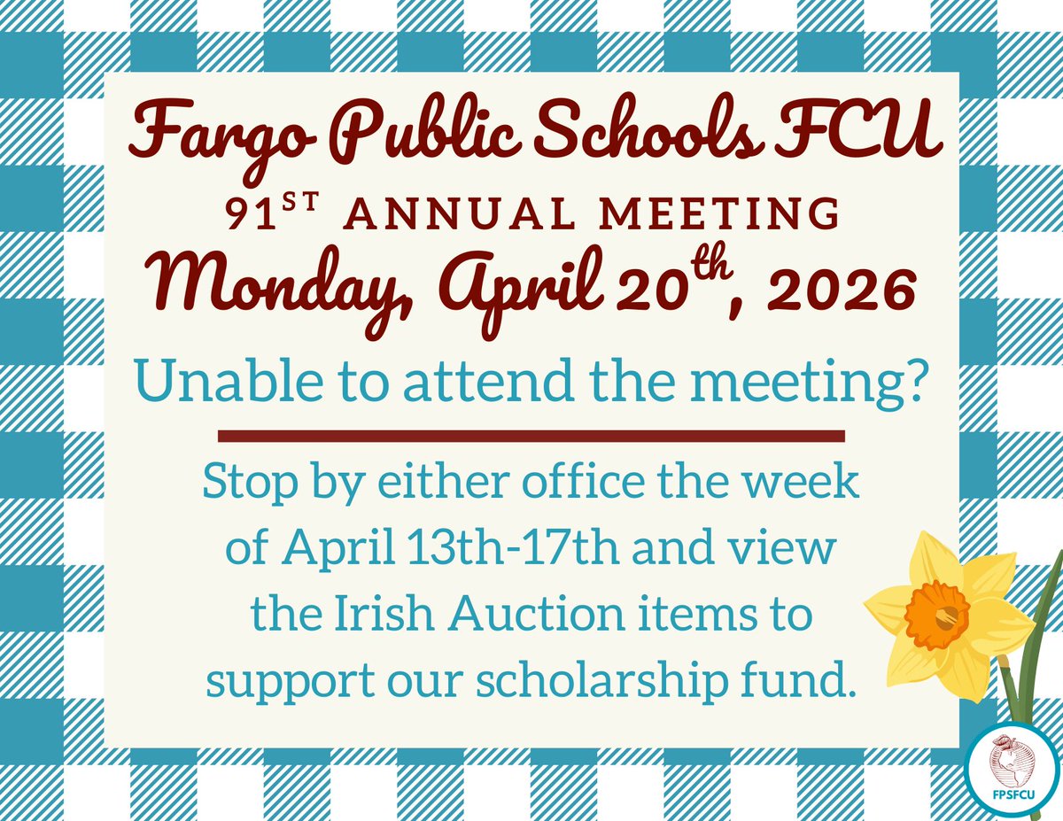 Fargo Public Schools Federal Credit Union tweet media