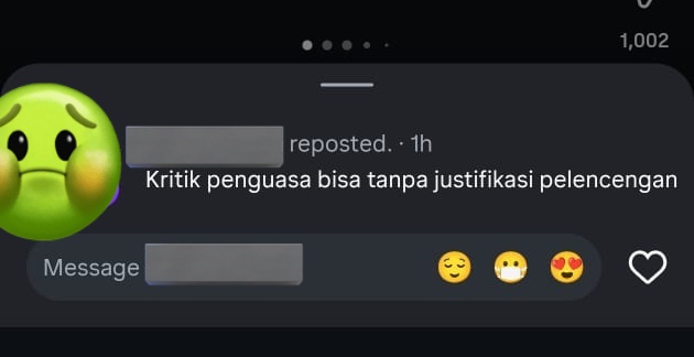 kata gua ati ati deh kalo punya temen cishet, apalagi kalo lu gatau dia beneran ally atau engga

kating gua anak HI belajar sosio, gender, dll tapi masih nyebut queer pelencengan WTF MEN GA EKSPEK PADAHAL DI MATA GUA DIA ALLY BGT AMPE GUA MASUKIN CF JUGA, CUIH MUSUH DALAM SELIMUT