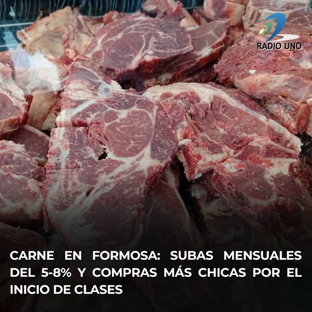 En una recorrida por la carnicería Estancia La Carolina (Av. 9 de Julio y Paraguay), el móvil de Radio Uno relevó los precios actuales de la carne y los comparó con la última visita del 21 de enero. Según los encargados, la semana pasada hubo un aumento general del 5%,