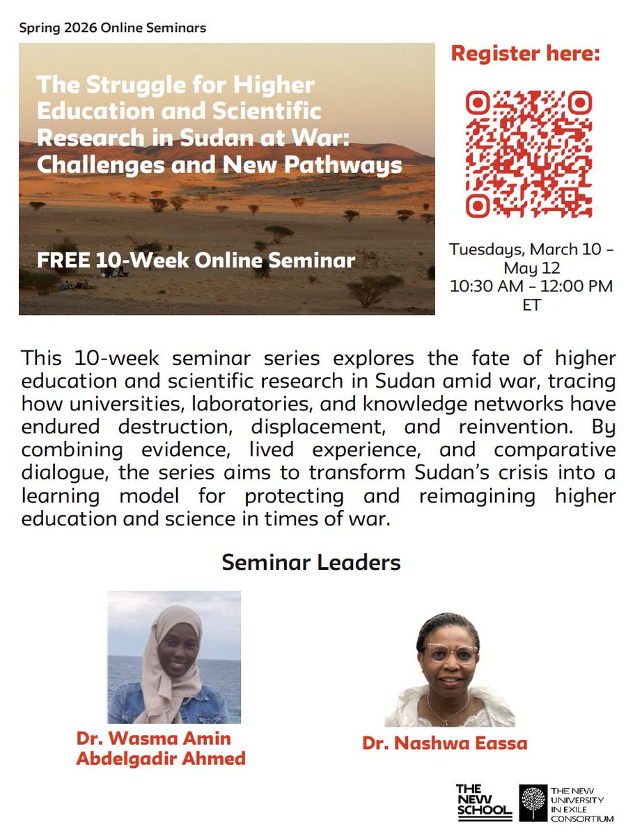 New University in Exile Consortium tweet media