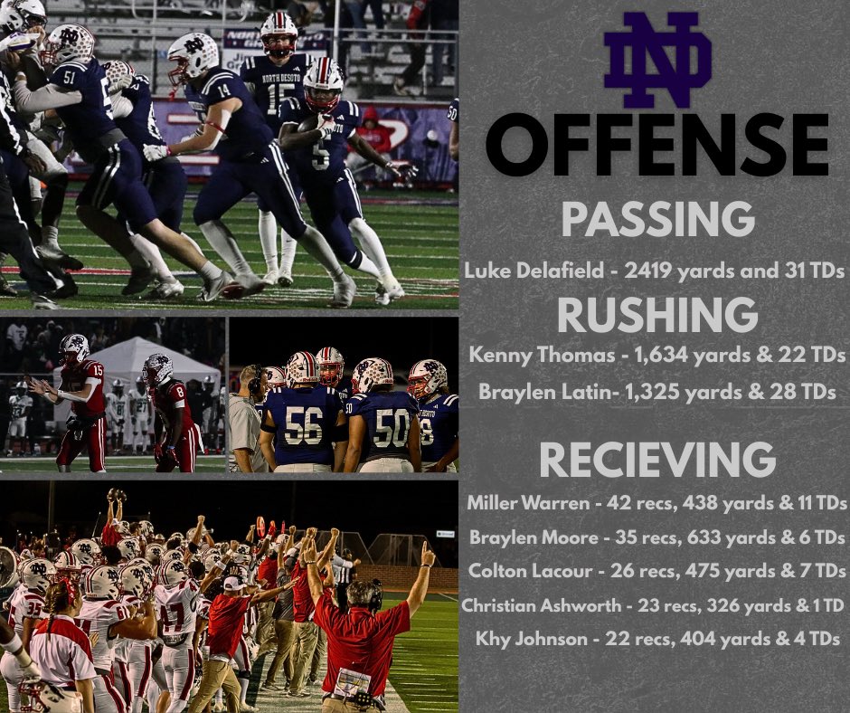 North DeSoto Football tweet media