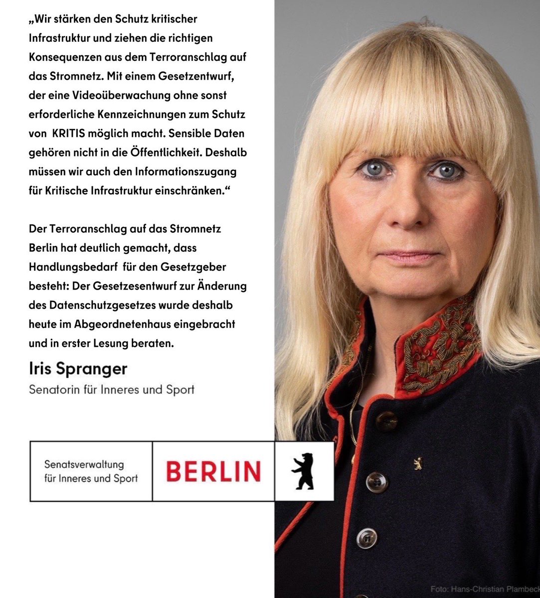 Senatsverwaltung für Inneres und Sport tweet media