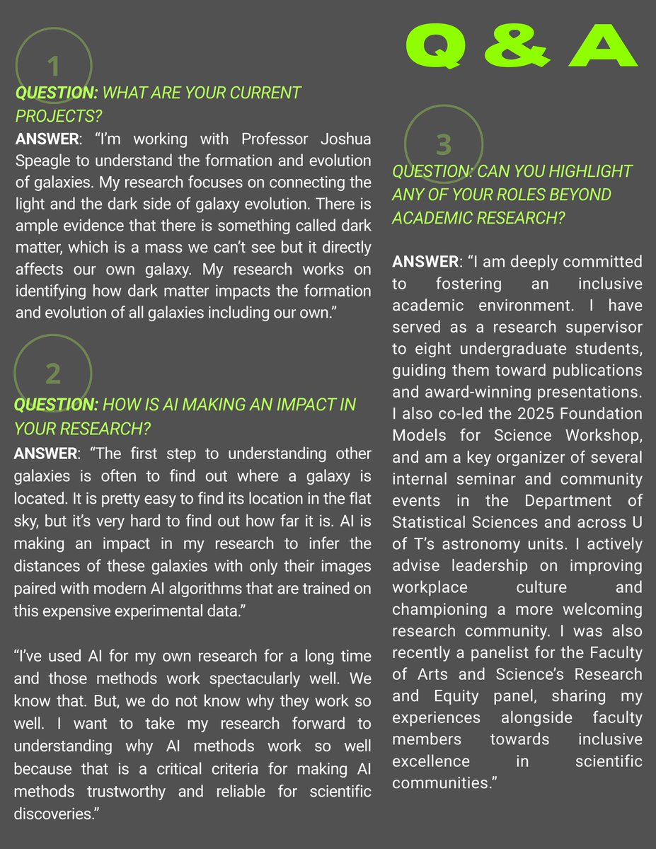 UofT Schmidt AI in Science Postdoctoral Fellowship tweet media