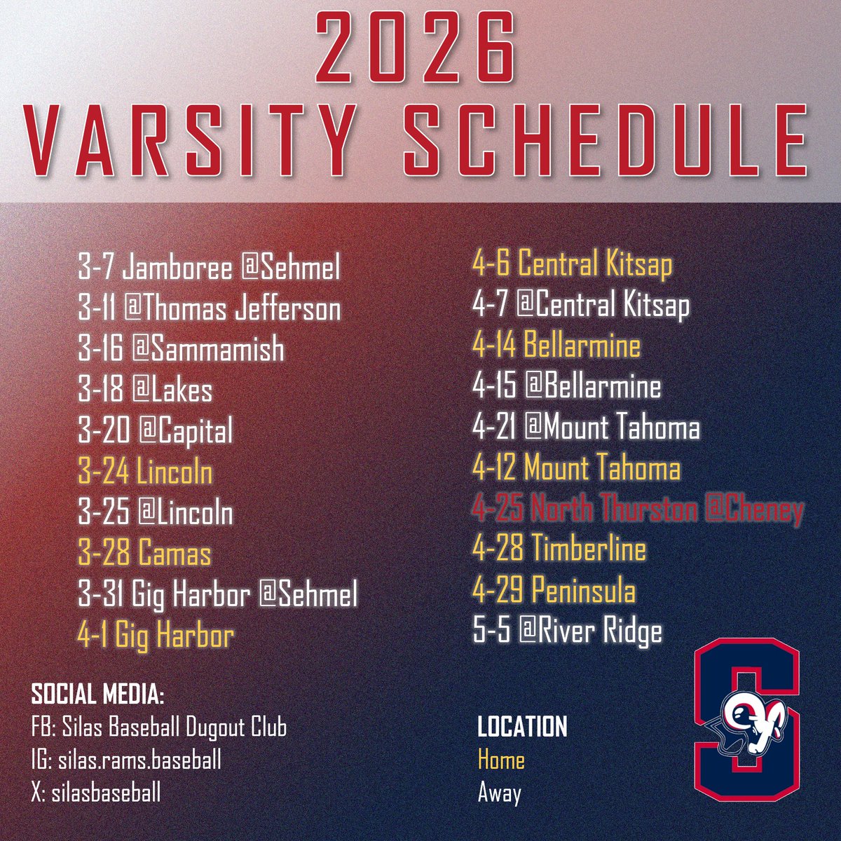 Silas Rams Baseball tweet media