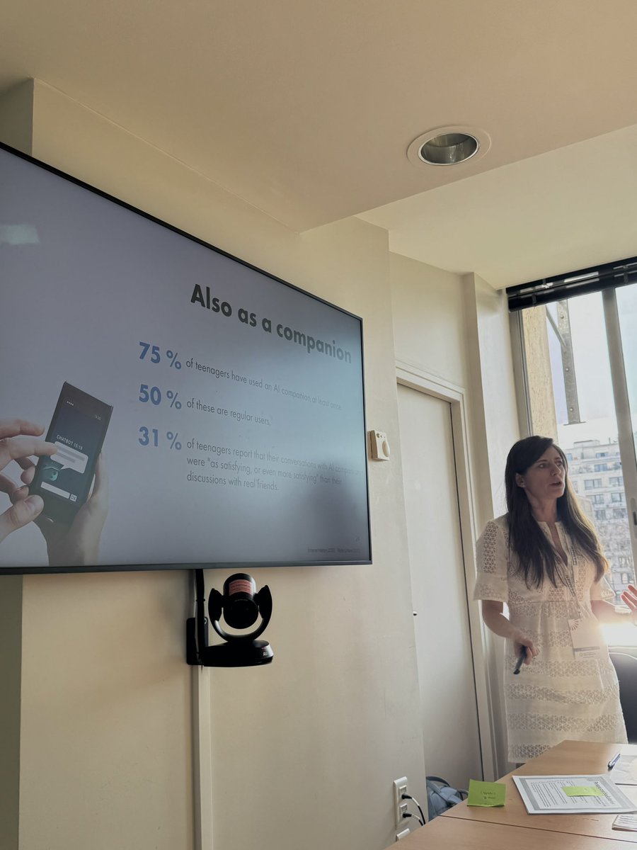 keepaisafe's tweet photo. Thank you to @OlgaMuss, @AnneSoSeret, and @mathildecerioli for an engaging workshop on Child Safety and AI, and for advancing opportunities for multidisciplinary, collaborative efforts to protect children. #ResponsibleAI, #ChildSafety #KeepAISafe https://t.co/uhCeRtxg3W