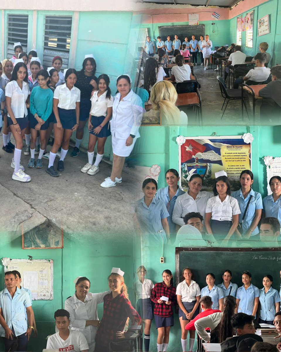 Actividad de Formación vocacional en la ESBU Reynaldo Bermúdez.
Enfermería a la vanguardia