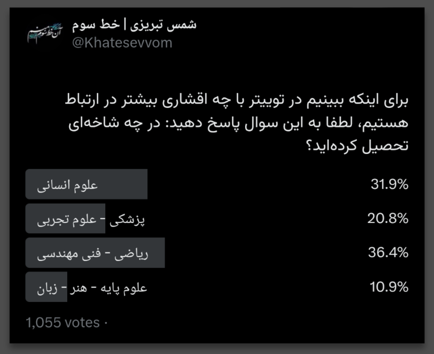 شمس تبریزی | خط سوم tweet media