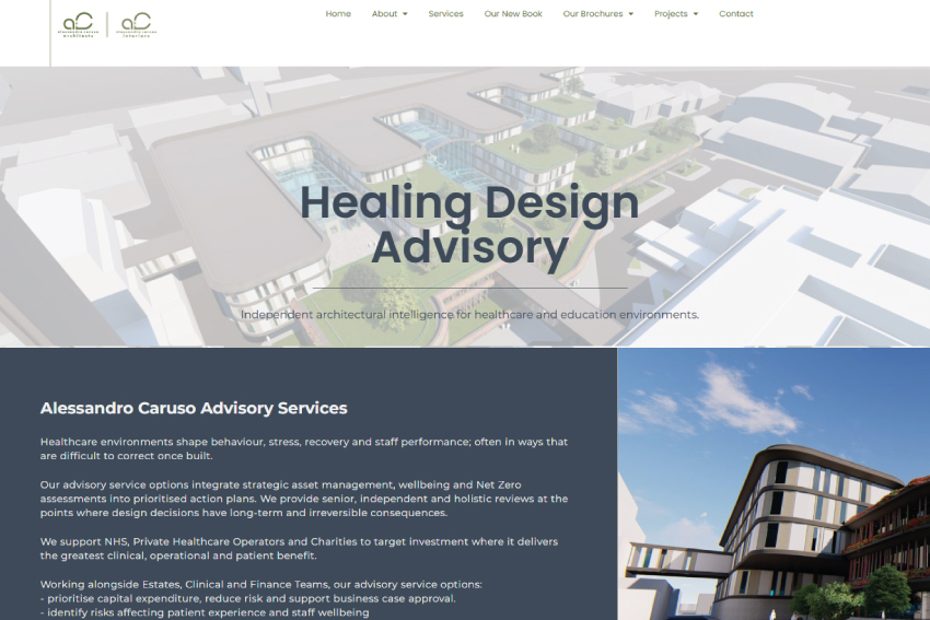ACAILimited's tweet photo. We’re pleased to announce the launch of a new consultancy service on our website - Healing Design Advisory, an independent architectural   intelligence for healthcare and education environments.
It outlines how we support clients at the earliest stages of a   project. https://t.co/6SJcazEnVS