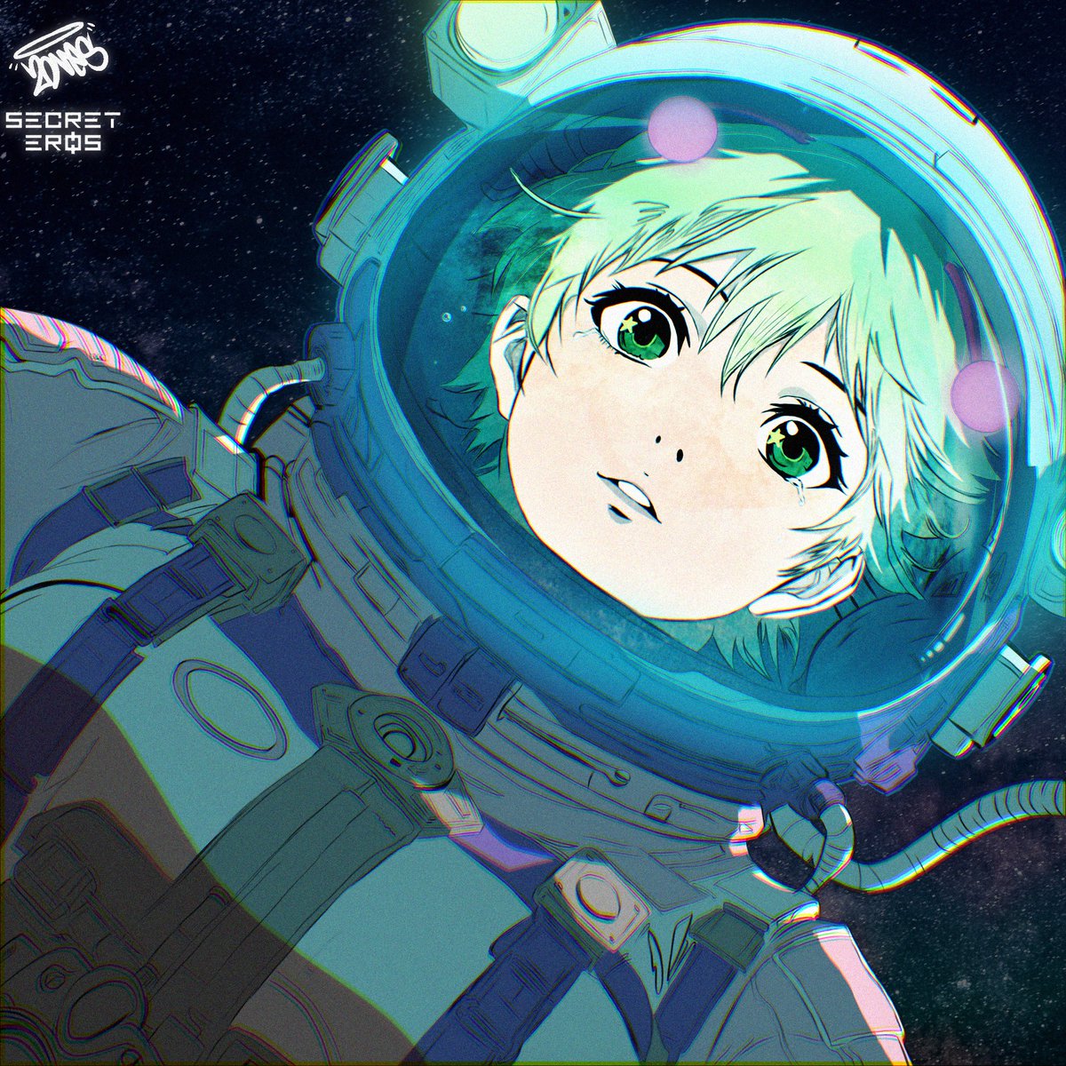 Outline by: <a href="/z0nestv/">Zones</a> 
Colouring/shading by : me

Had really fun working on this, enjoy!
#Dandadan #Vamola