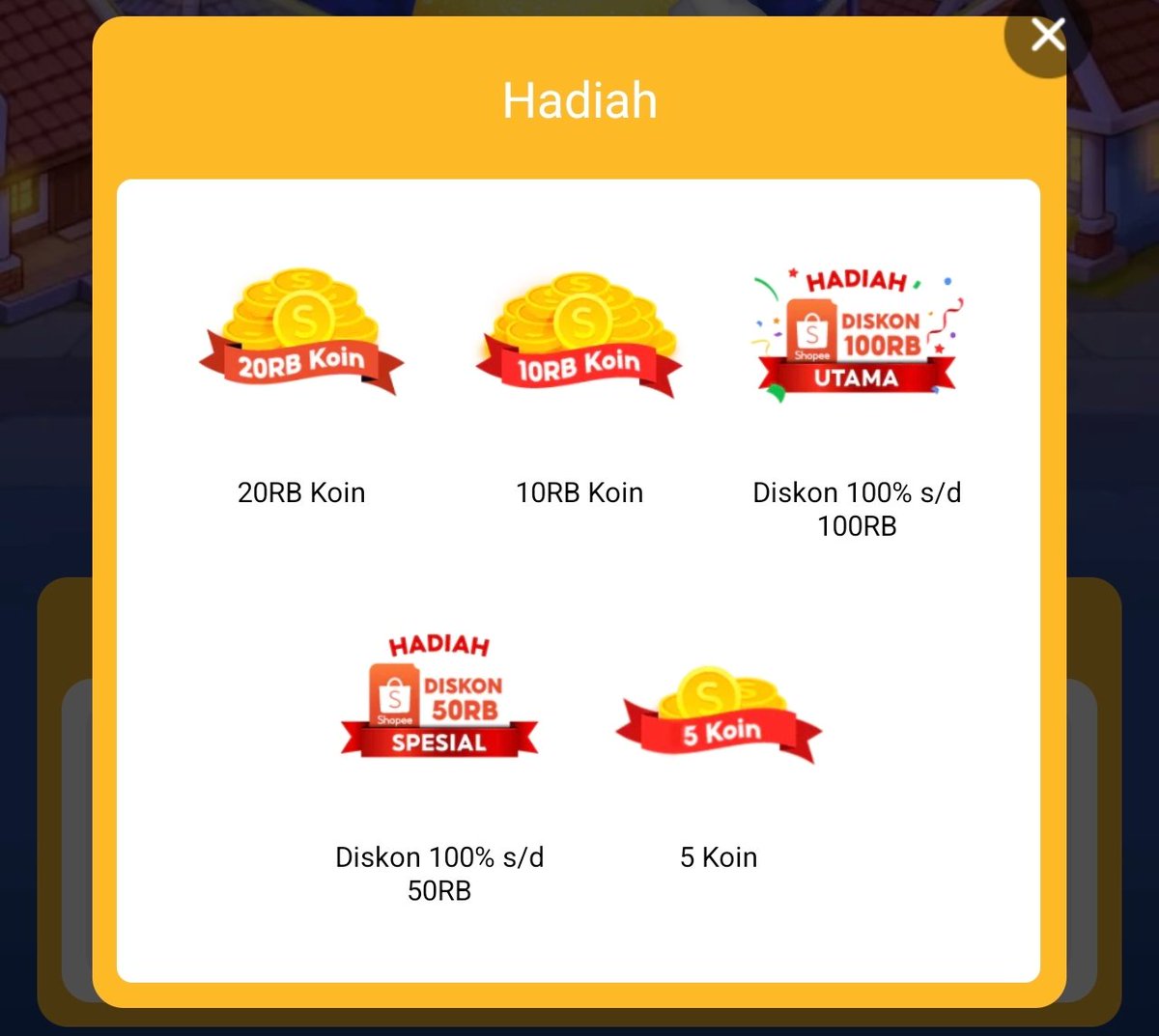 Shopee Lucky Prize 🥚

📍getok telur di jam 00:00|12:00|18:00
📍11-28 Feb
📍kalau hoki dpt hadiah gede
📍ada 2 telor

telor 1👇🏻
s.shopee.co.id/7po5y6U3Fd
(big rewards koin shopee 1JT)

telor 2👇🏻
s.shopee.co.id/3Vf6oFCeCr
(big rewards DISKON 100% 100RB)