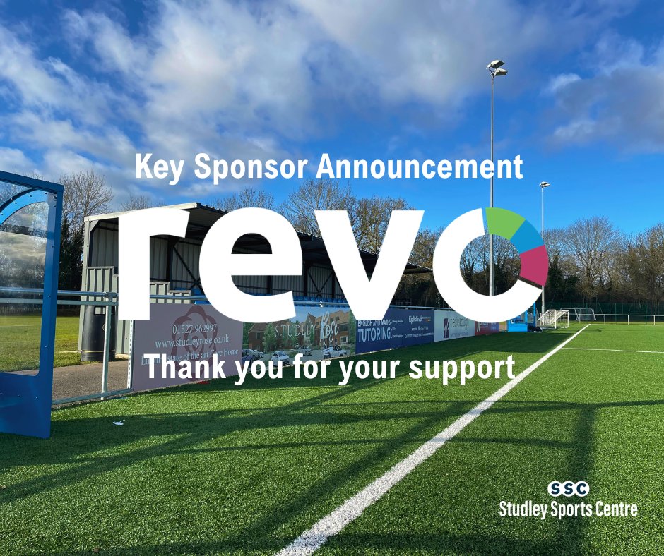 Studleysportsce's tweet photo. We are delighted to announce that Revo has signed an exciting three-year agreement to become a Key Sponsor of Studley Sports Centre!

Read more here: https://t.co/EgV5Ii3gdr https://t.co/OwXpIoLcqi