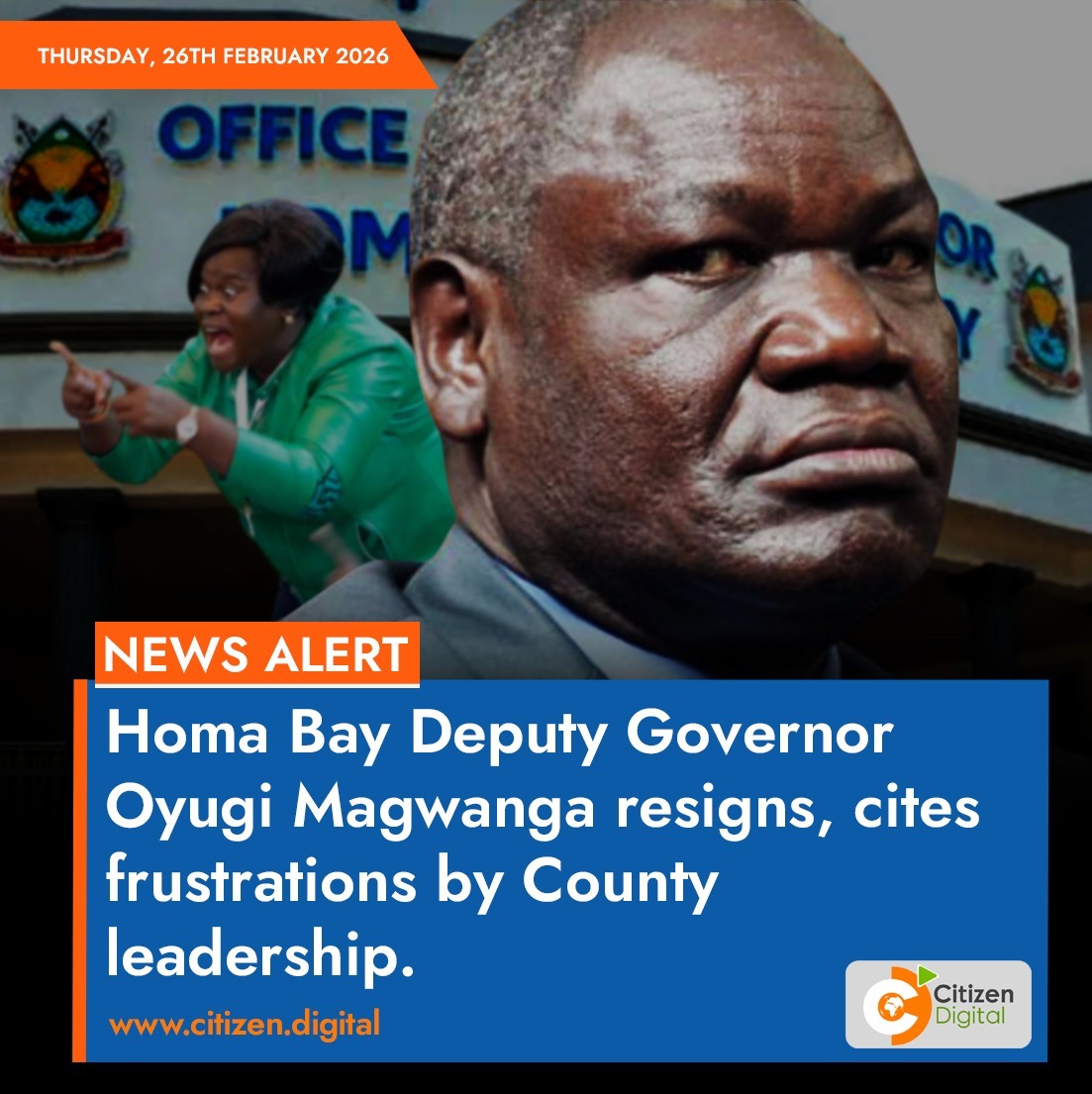 This is going to mean tough times ahead for Gladys Wanga.
Balls of steel this man