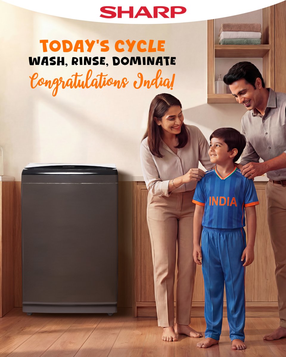 SHARP India tweet media