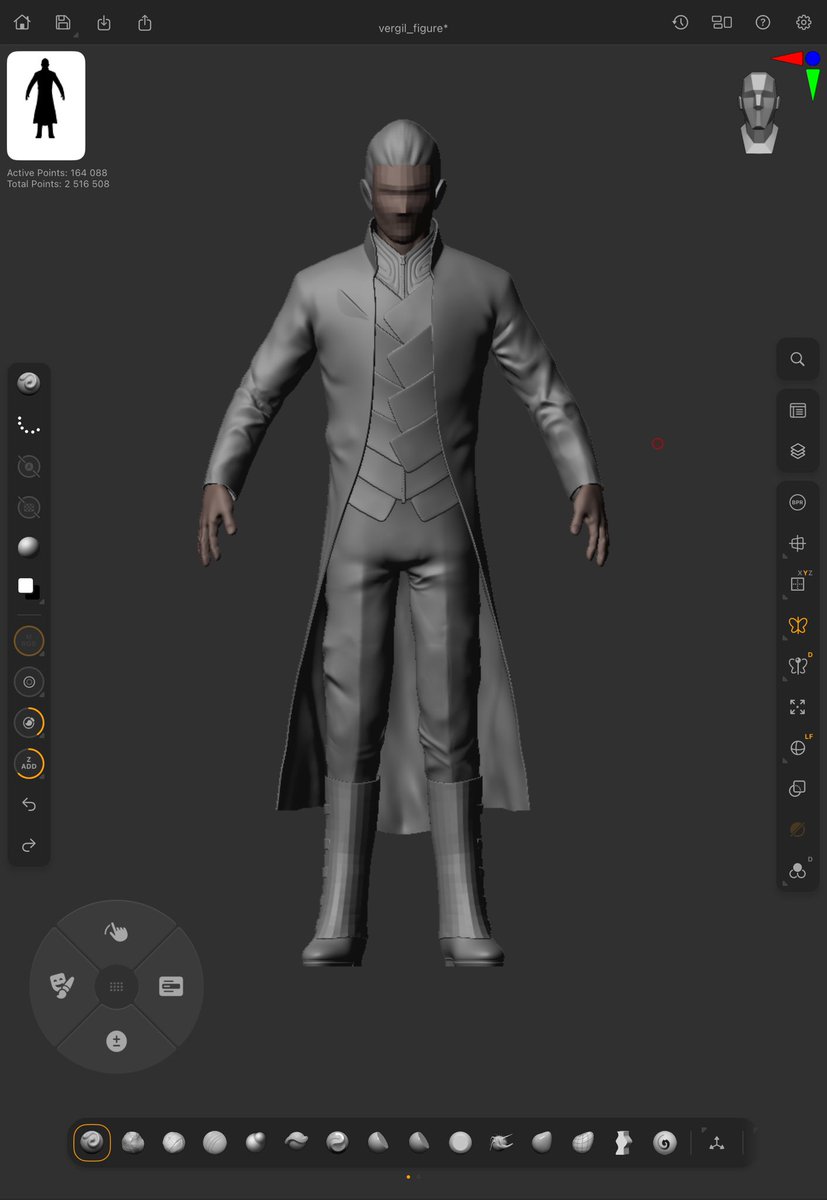 voilak3d's tweet photo. Vergil 3d figure in progress… #vergil #DMC #DMC5 #zbrush #3d https://t.co/j3KzdGyiXW