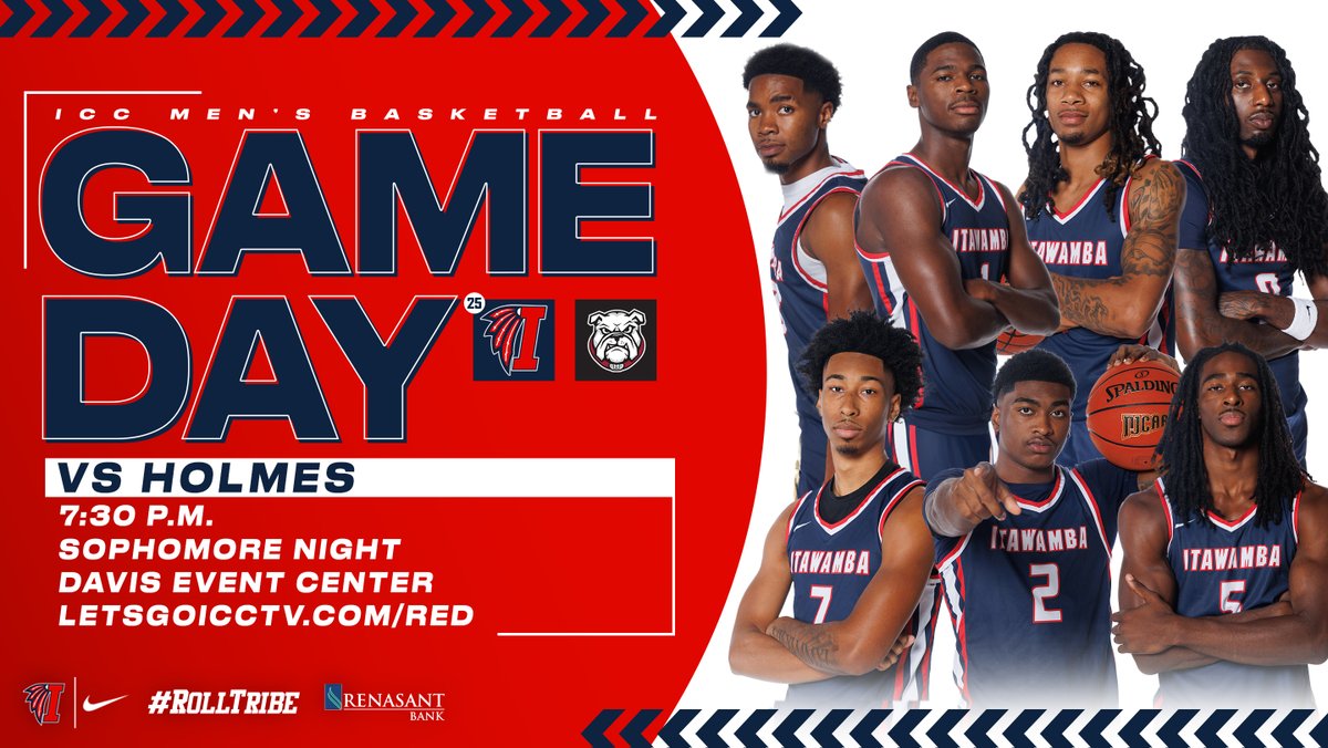 LetsGoICC's tweet photo. #ICCMBB GameDay!
🏀 No. 25 @LetsGoICCMBB vs Holmes
⏰ 7:30 p.m.
🎓 Sophomore Night
📍 Davis Event Center
📺 https://t.co/H6383wm1vE
🏹 #RollTribe https://t.co/SQXAq9yeWM