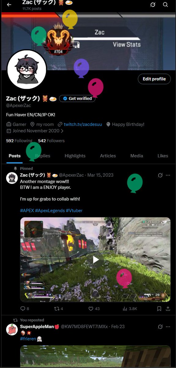 Zac (ザック) 🦉🍛 tweet media