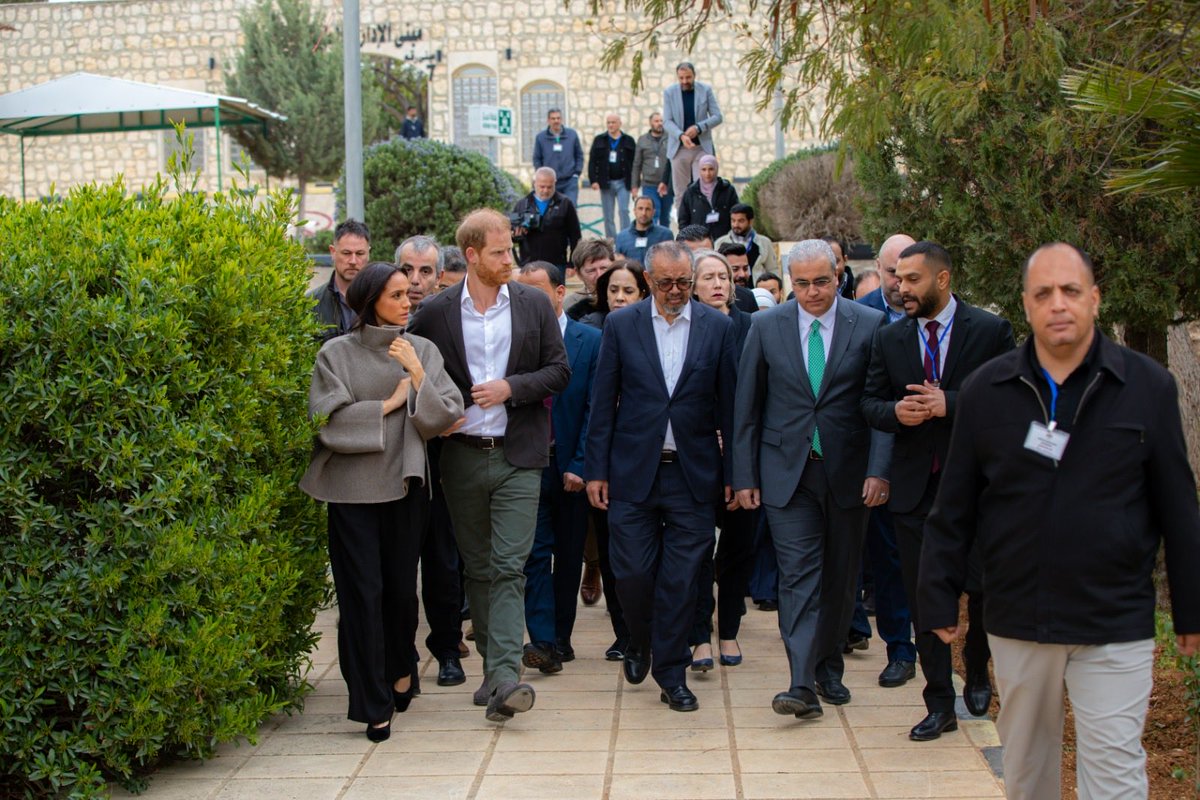 Impressed by the comprehensive services and compassionate, stigma-free care provided at the National Centre for Rehabilitation of Addicts (NCRA) in Amman during my visit with the Duke and Duchess of Sussex, Prince Harry and Meghan.

Thanks to Dr Ahmed Al-Hunati, Director of NCRA,