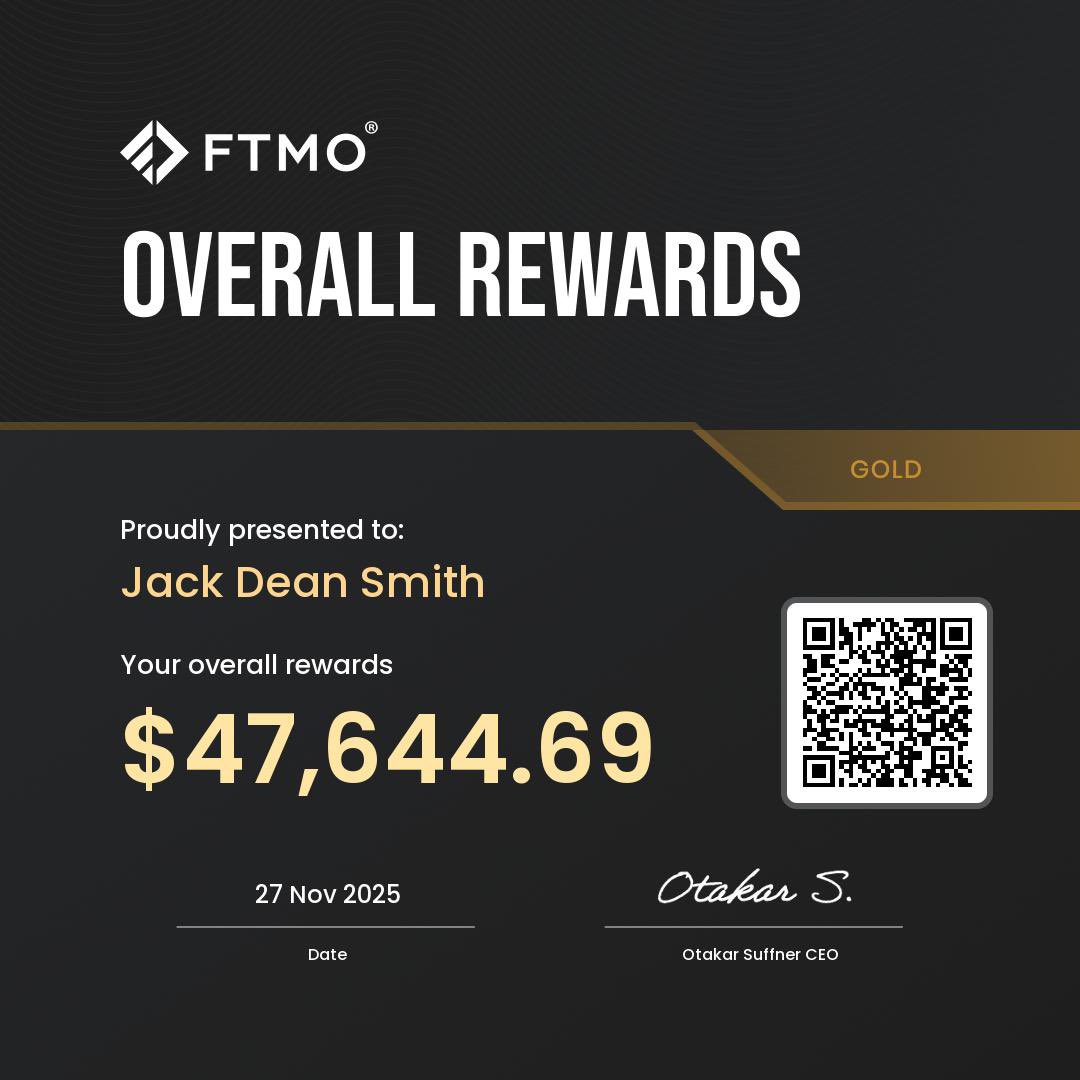 Rulehollowws's tweet photo. 47k to 100k in 2-3 months will repost this once done

#propfirm #ftmo #payouts #maxallocation #200k #gold #xauusd https://t.co/IIciMo0l7R