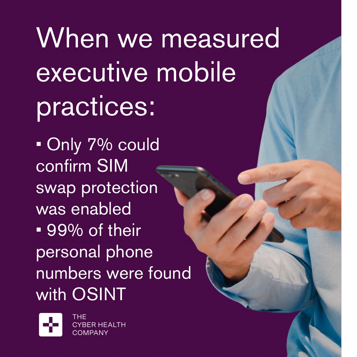 cyber_health_co's tweet photo. 1/ BYOD has won. 86% of executives we assessed carry a single phone where personal life and enterprise security converge. https://t.co/vvVe9MdGPl