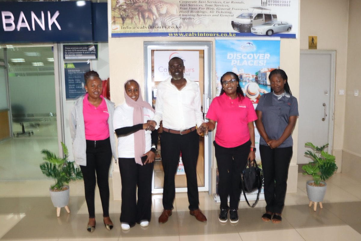 CalvinTours's tweet photo. Thank you to the amazing @FlyJambojet team, led by Moly, for visiting us. We truly value this partnership and look forward to growing it even stronger together.
Book your next ticket with Calvin Tours and Safaris Ltd and enjoy exclusive rewards. https://t.co/zSPg5PVhPY