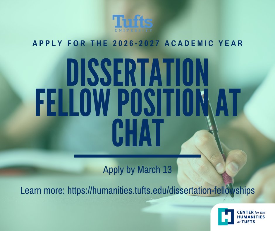 Center for the Humanities at Tufts tweet media