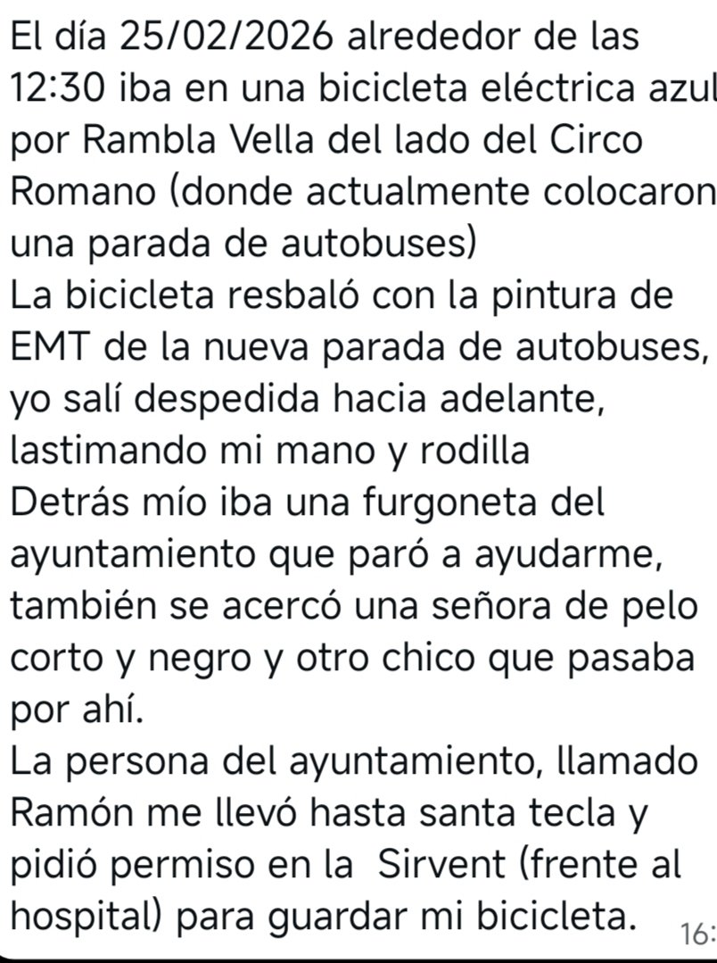 nsnc7's tweet photo. #Tarragona #TGN #EMT #ayuda #testigos #HospitalSantaTecla #diaritarragona #Tarragonadiari #tarragonadigital https://t.co/bvHygsuTxS