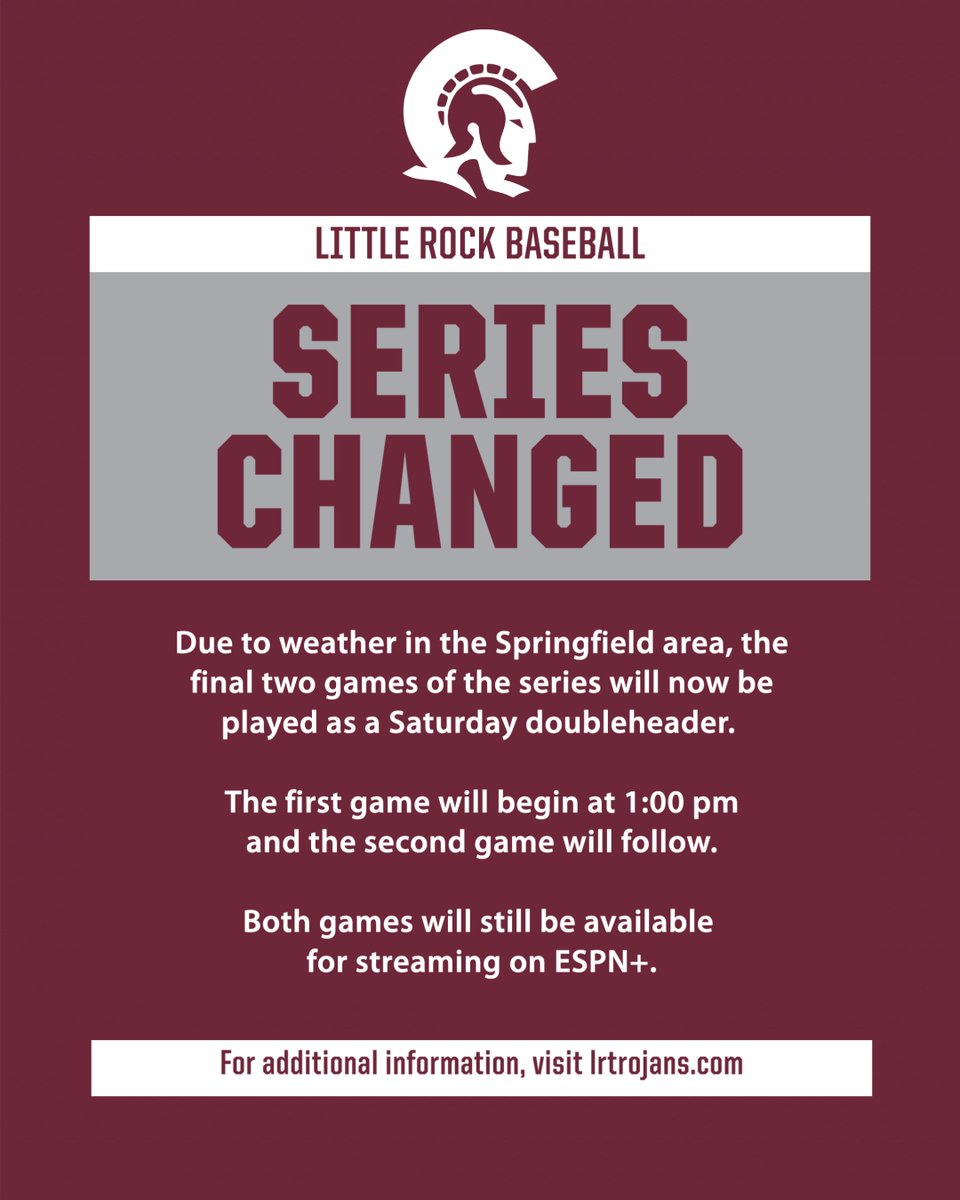 Little Rock Trojan Baseball tweet media