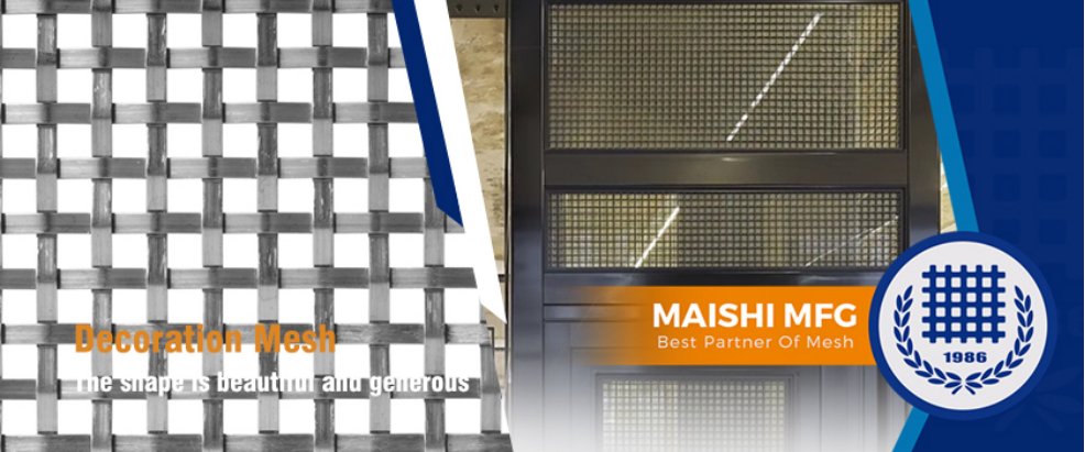 Maishi architectural flat wire mesh