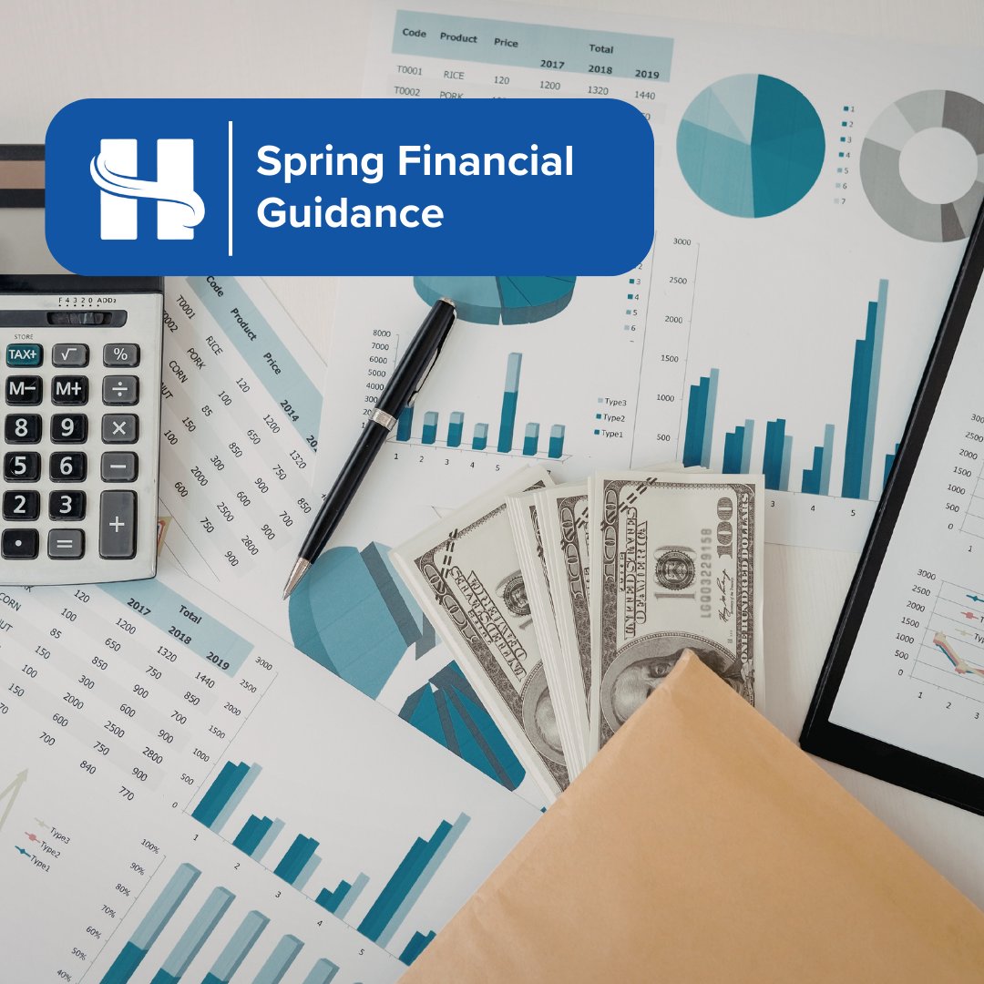 Spring has a way of sneaking up on us and so do the expenses that come with it. 🌱 Plan for those expenses with HRCCU. Come in, visit our site, or gives us a call to discuss what you need.