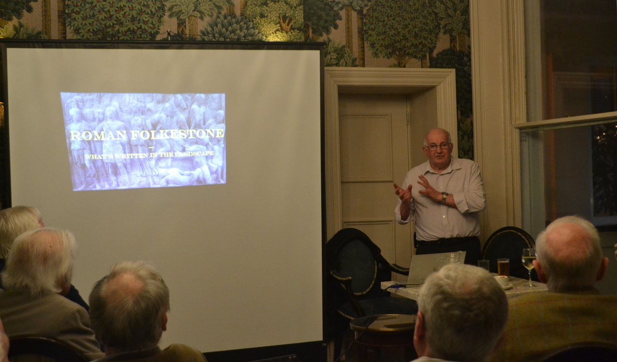 RotaryChannel's tweet image. A fascinating talk at #ChannelRotary from Terry Begent on Folkestone’s significance in #RomanBritain 🗺
He presented strong evidence — including Roman roads, villas, a pharos &amp;amp; St Eanswythe’s water supply — supporting Folkestone’s strategic role.

#Folkestone #LocalHistory