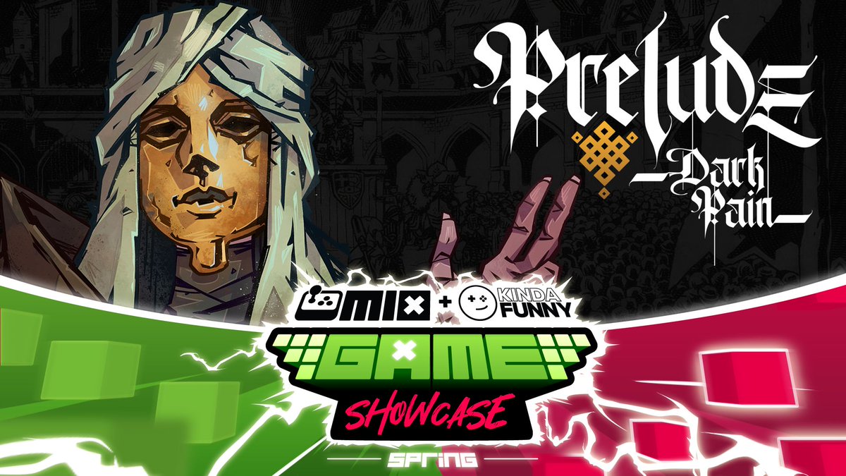 preludethegame's tweet photo. ⚔️ Prelude Dark Pain will be featured in The Mix + Kinda Funny online Spring Game Showcase!

📺 Tune in March 9 at 10AM PT via Youtube or Twitch. We'll premiere a new trailer! https://t.co/pRgkXwSgXZ