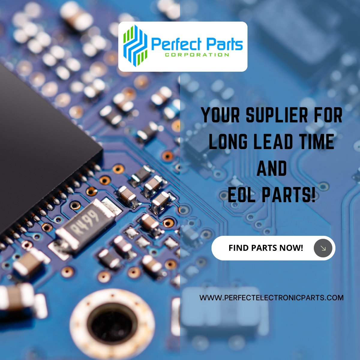 Find Long Lead Time and EOL parts with Perfect Parts. Click the link to learn more! 
  
 perfectelectronicparts.com/index.php 
#PerfectParts #EOLparts