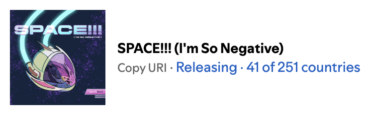 SPACE!!! is out in 41 countries!