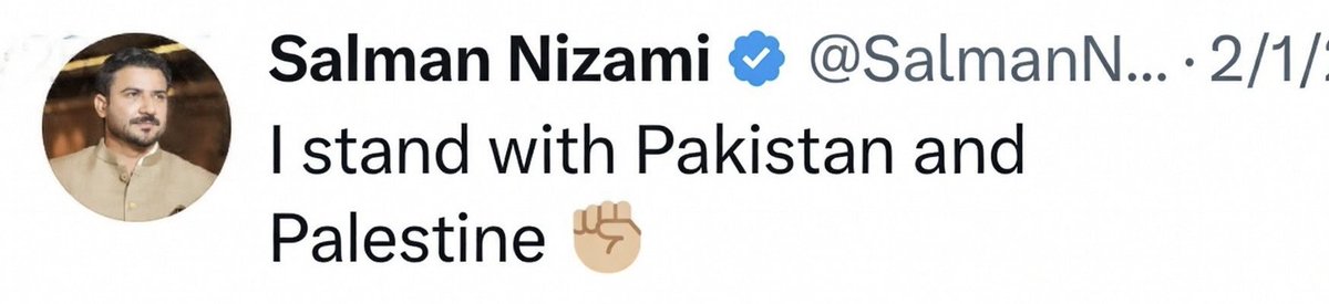 But they never stand for India
