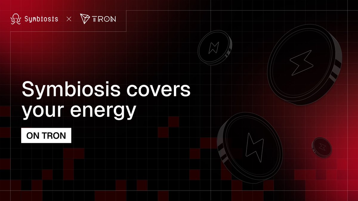 A reminder that Symbiosis covers TRON Energy fees for you 🦾

That means your cross-chain swaps to <a href="/trondao/">TRON DAO</a> are significantly cheaper!

Bridge seamlessly from any chain to TRX — the native utility token of the TRON network — as well as USDT and other digital assets on the TRON