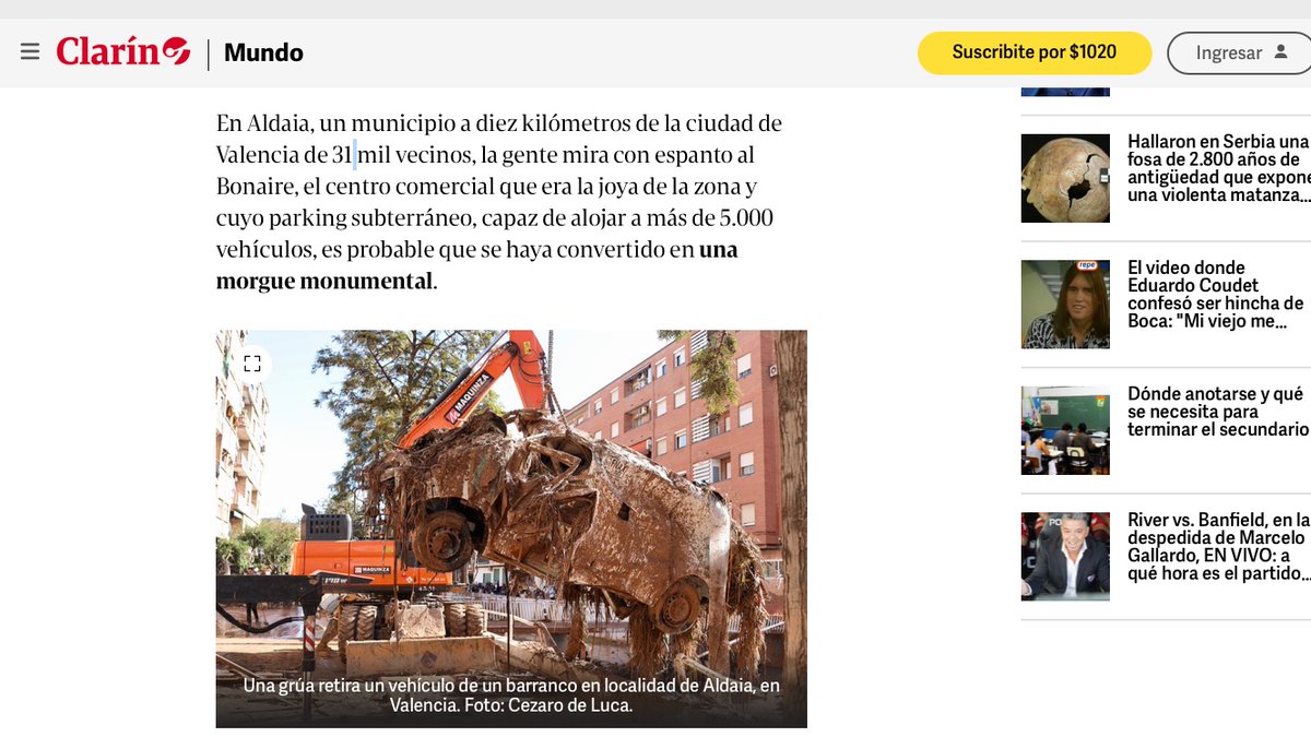 Cuando Idafake vuelva a ponerse digno, que alguien a quien no haya bloqueado le recuerde, por favor, que el medio en el que trabaja, el Clarín, publicó esto mucho antes de que Iker se metiera en el barro a pedir transparencia y a hacer, con dignidad, el trabajo de un reportero.